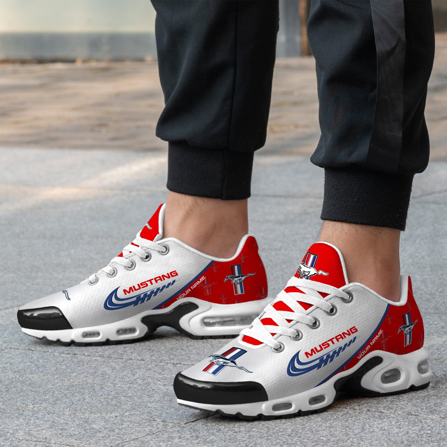 Personalized F Mustang Air Cushion Sneaker