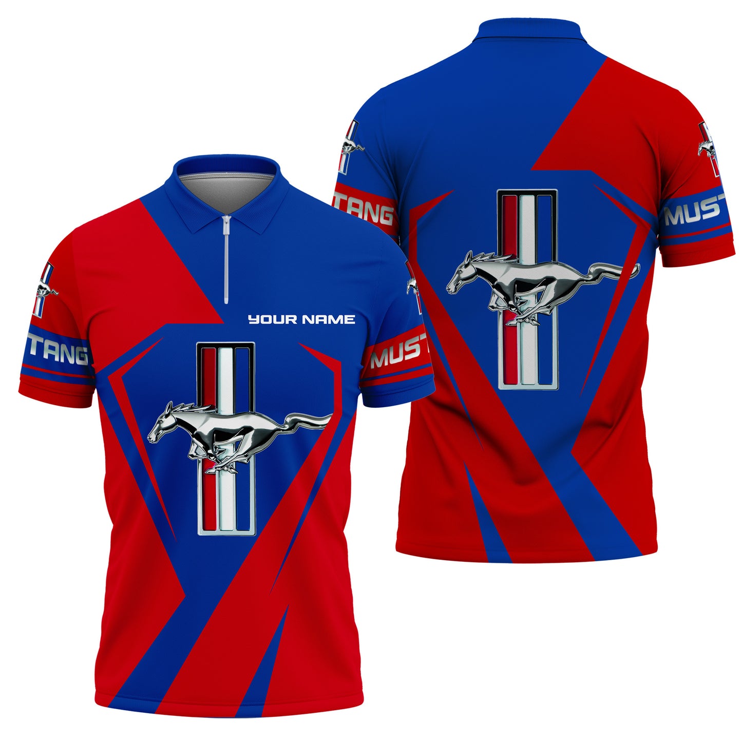 Personalized F Mustang 3D Full Printing Set , F Mustang Shirt, Hoodie , Short ,Polo ,hawaii , ... Q040401