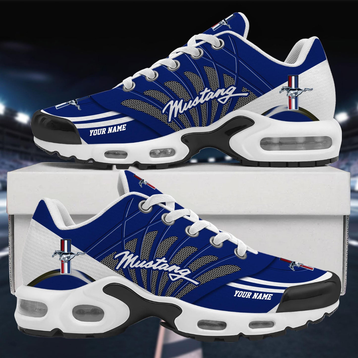 Personalized F Mustang Air Cushion Sneaker V2