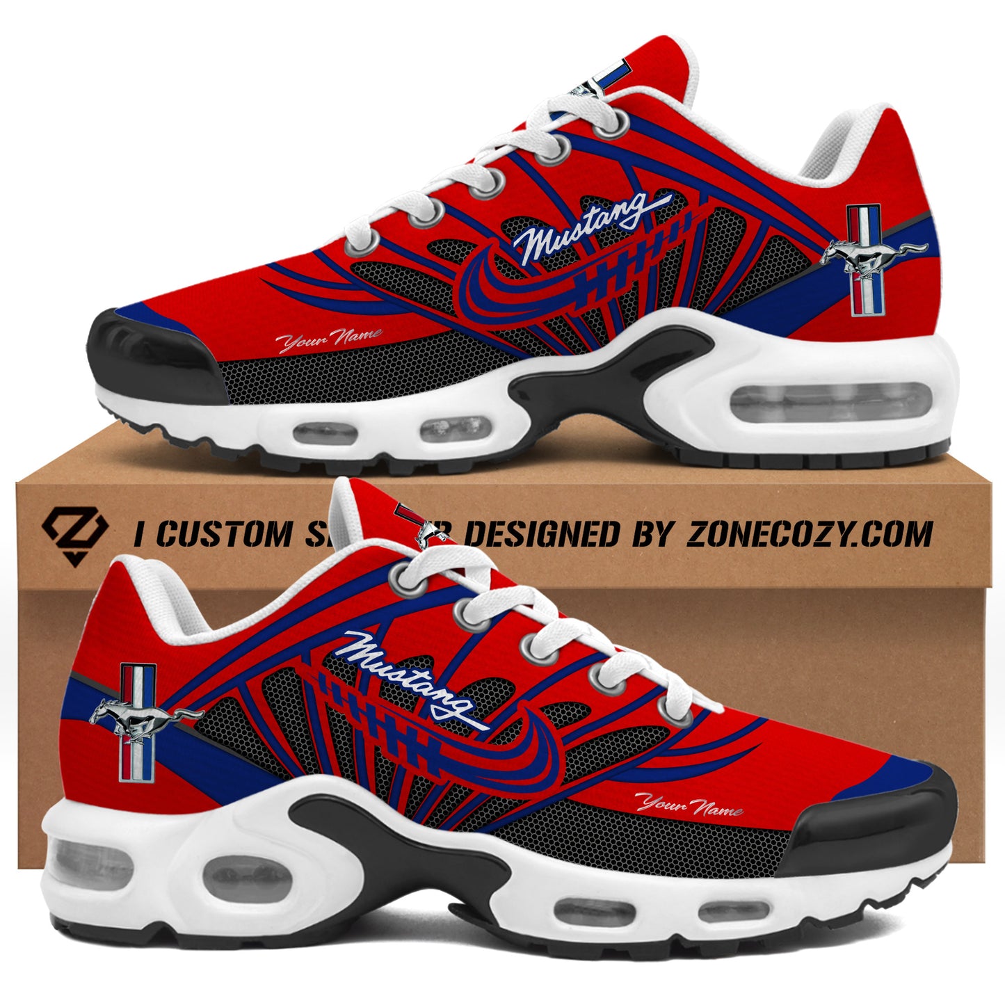 F Mustang Sport Air Cushion Sneaker V4