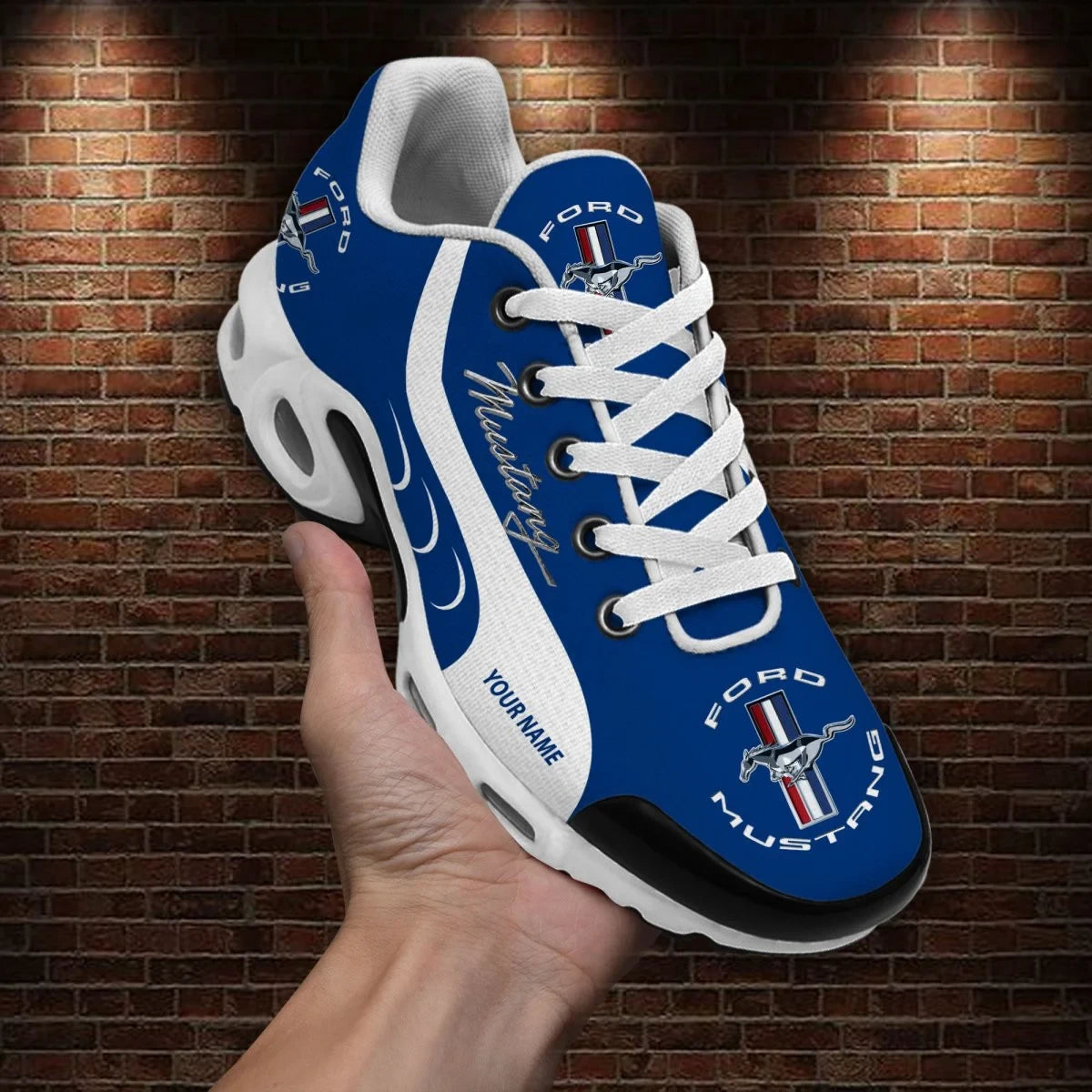 Personalized F Mustang Air Cushion Sneaker V7