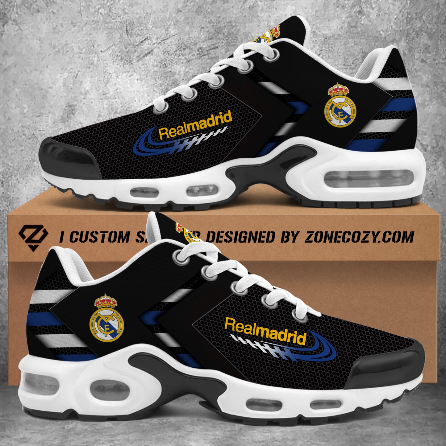 Personalized Real Madrid Sport Air Cushion Sneaker V5