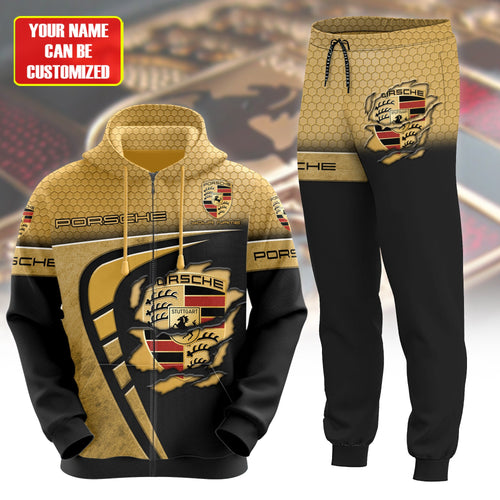 Personalized Pors 3D All over Printed Hoodie and Sweatpants set