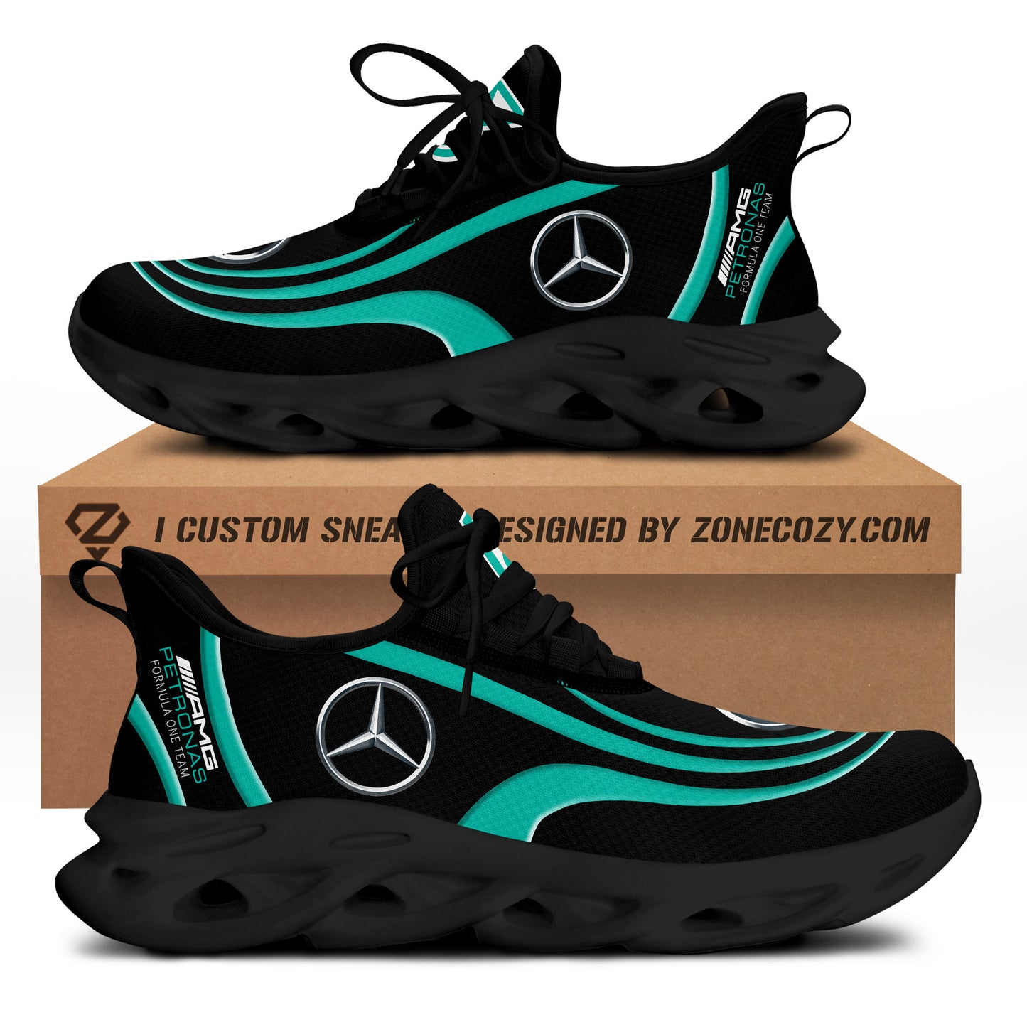 Merc AMG Petronas Chunky Custom Sneaker V4