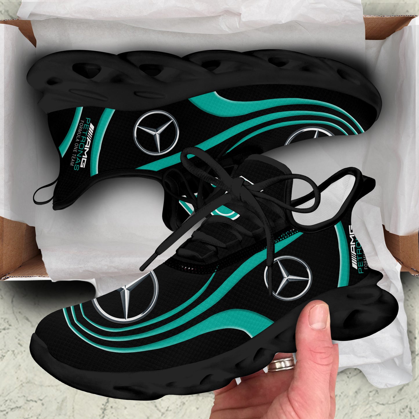 Merc AMG Petronas Chunky Custom Sneaker V4