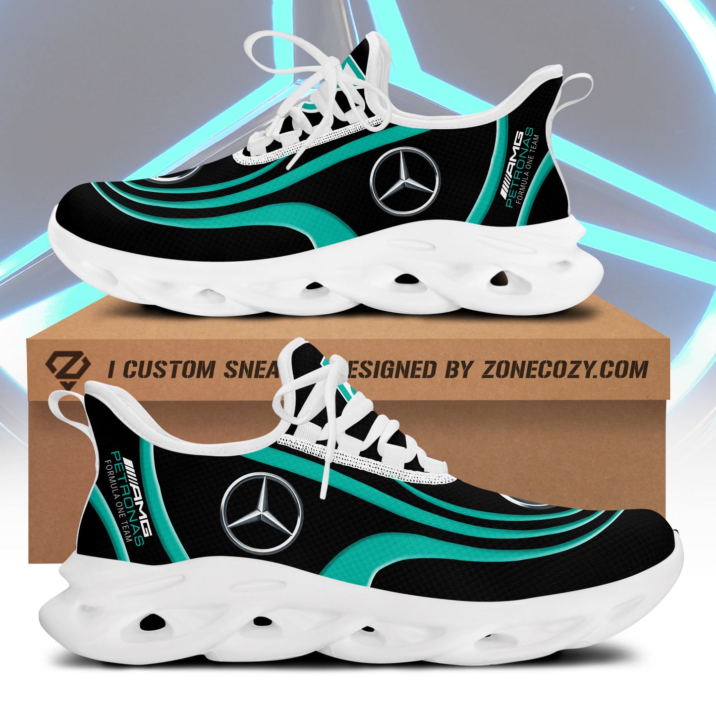 Merc AMG Petronas Chunky Custom Sneaker V4