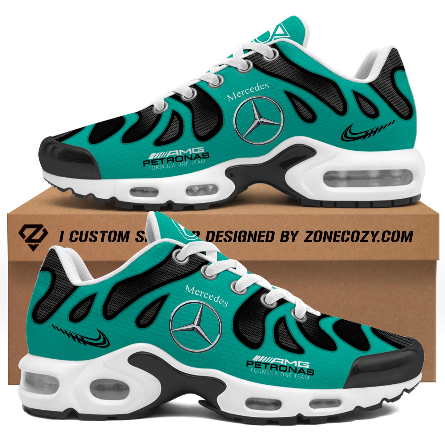 Merc AMG Petronas Sport Air Cushion Sneaker V4