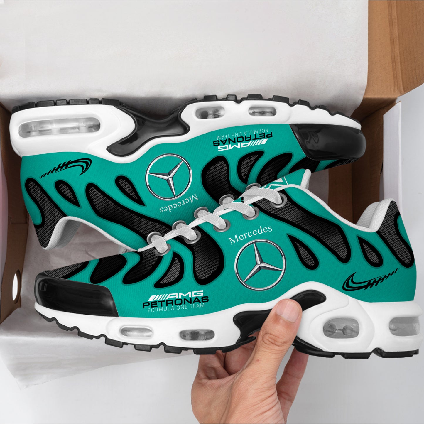 Merc AMG Petronas Sport Air Cushion Sneaker V4