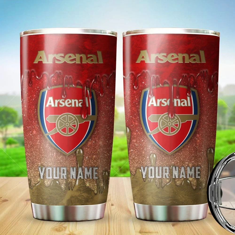 Personalized Arsenal Q2 Stainless Tumbler 20oz 30oz Cup