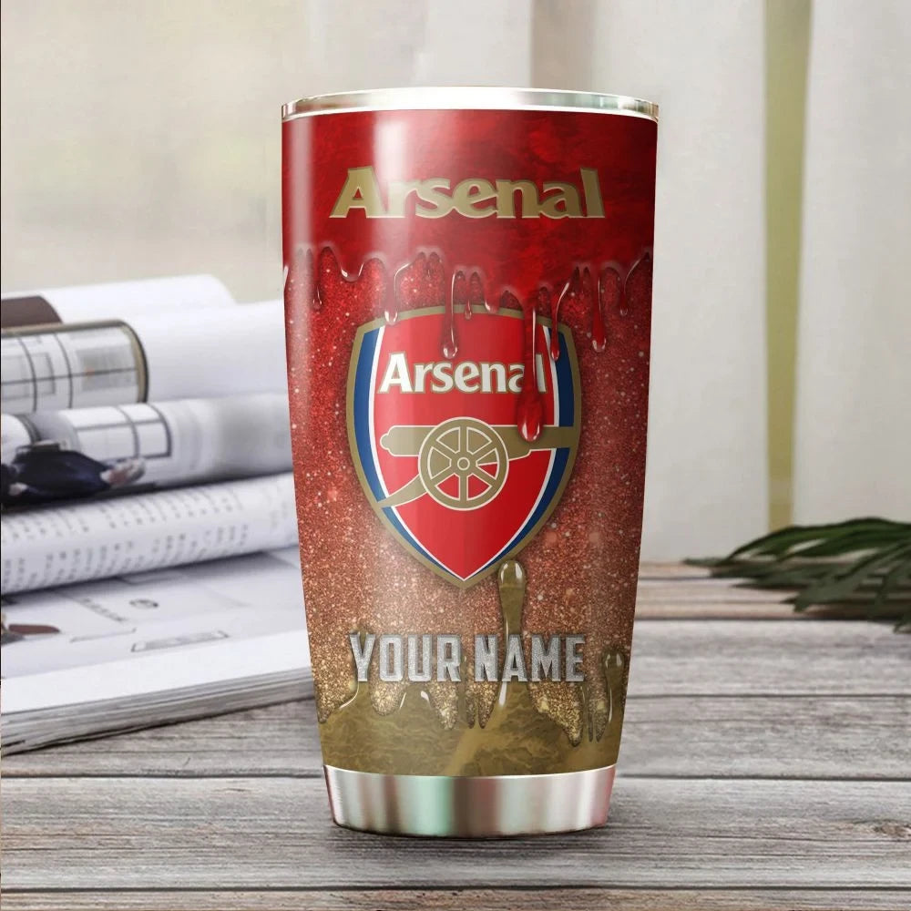 Personalized Arsenal Q2 Stainless Tumbler 20oz 30oz Cup