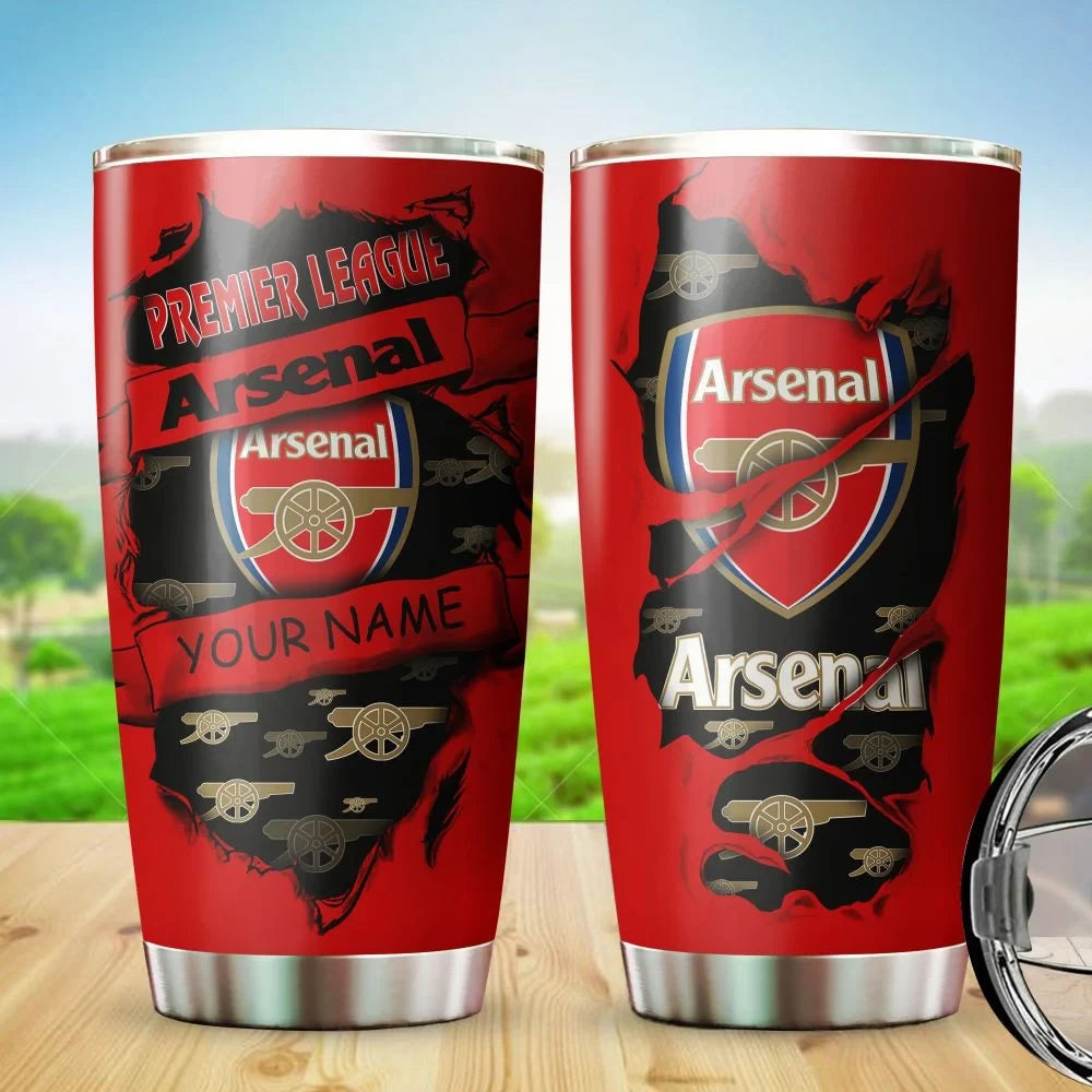 Personalized Arsenal Q4 Stainless Tumbler 20oz 30oz Cup