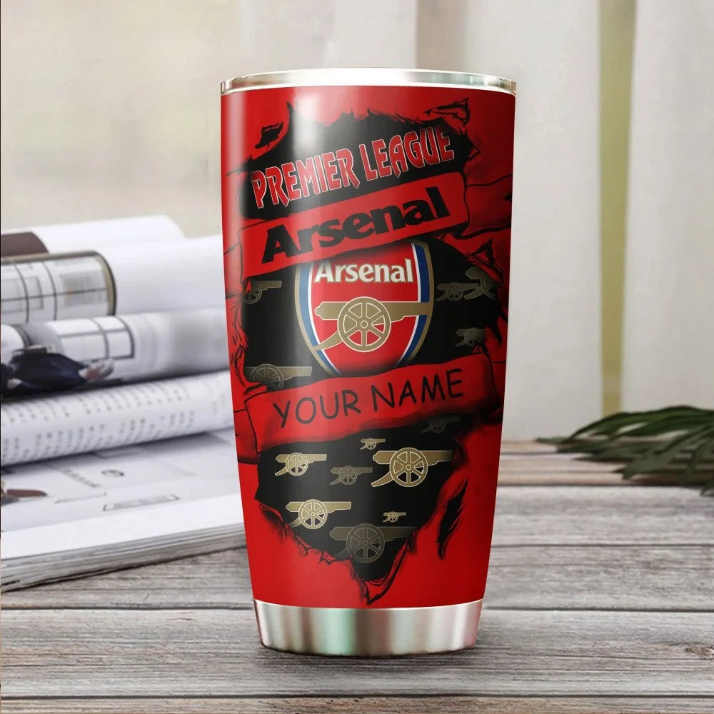 Personalized Arsenal Q4 Stainless Tumbler 20oz 30oz Cup