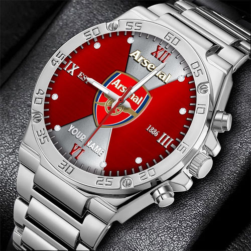 Personalized Arsenal Sport Dial Steel Watch V2