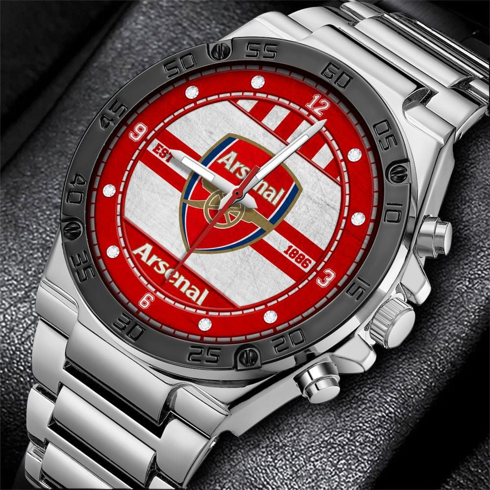 Arsenal Dial Steel Watch