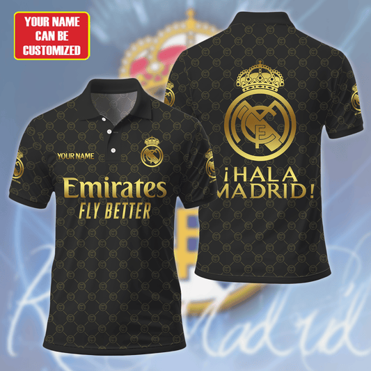 Personalized Real Madrid 3D Full Printing Set , Real Madrid Shirt , Hoodie , Short , Polo ,hawaii V12