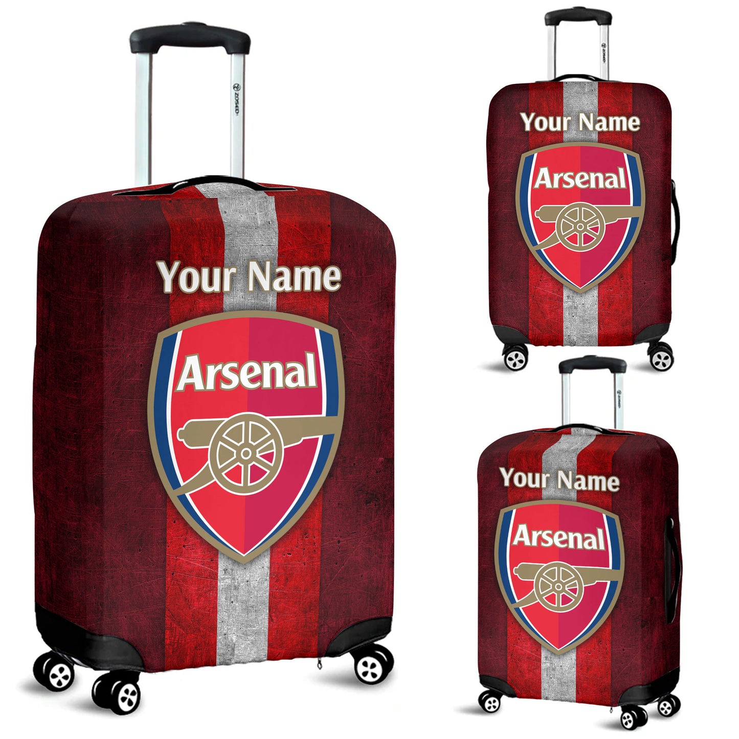 Personalized Arsenal FC Luggage Cover