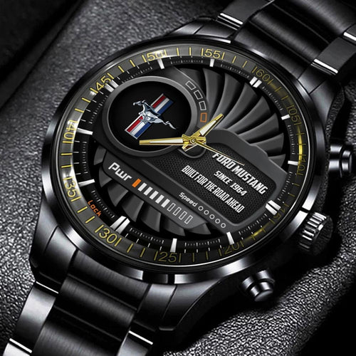 Personalized Ford Mustang Dial Steel Watch