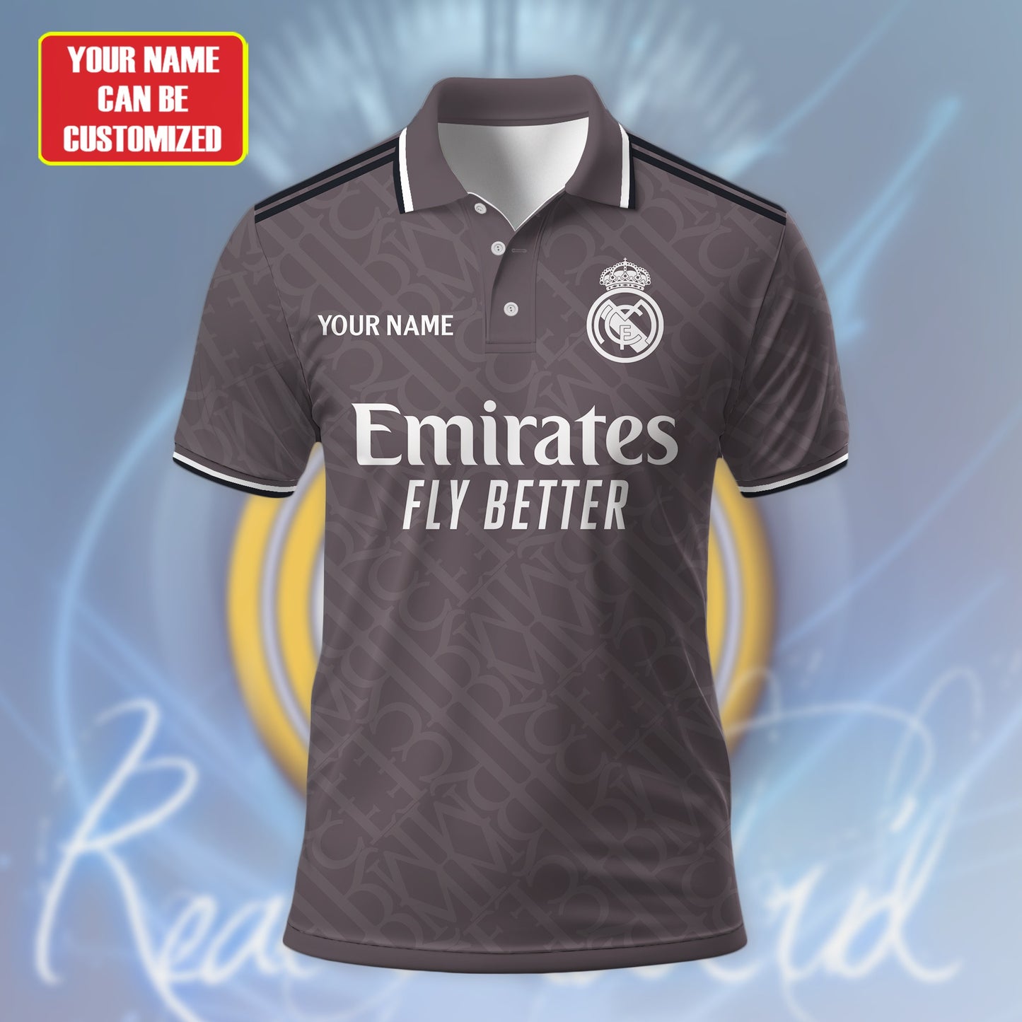 Personalized Real Madrid 3D Full Printing Set , Real Madrid Shirt , Hoodie , Short , Polo ,hawaii V13