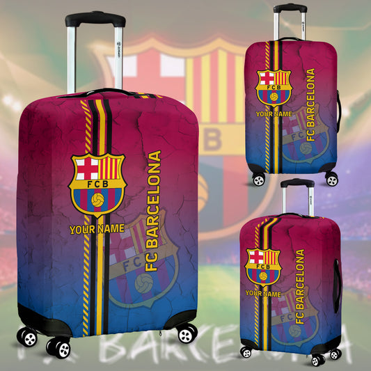 Personalized Barcelona FC Luggage Cover