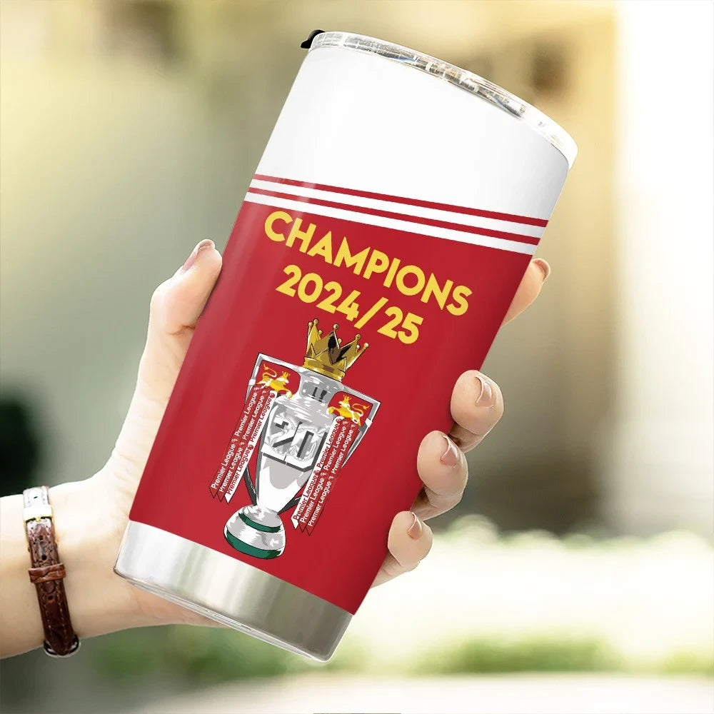 Liverpool Champion Premier League Stainless Tumbler 20oz 30oz Cup
