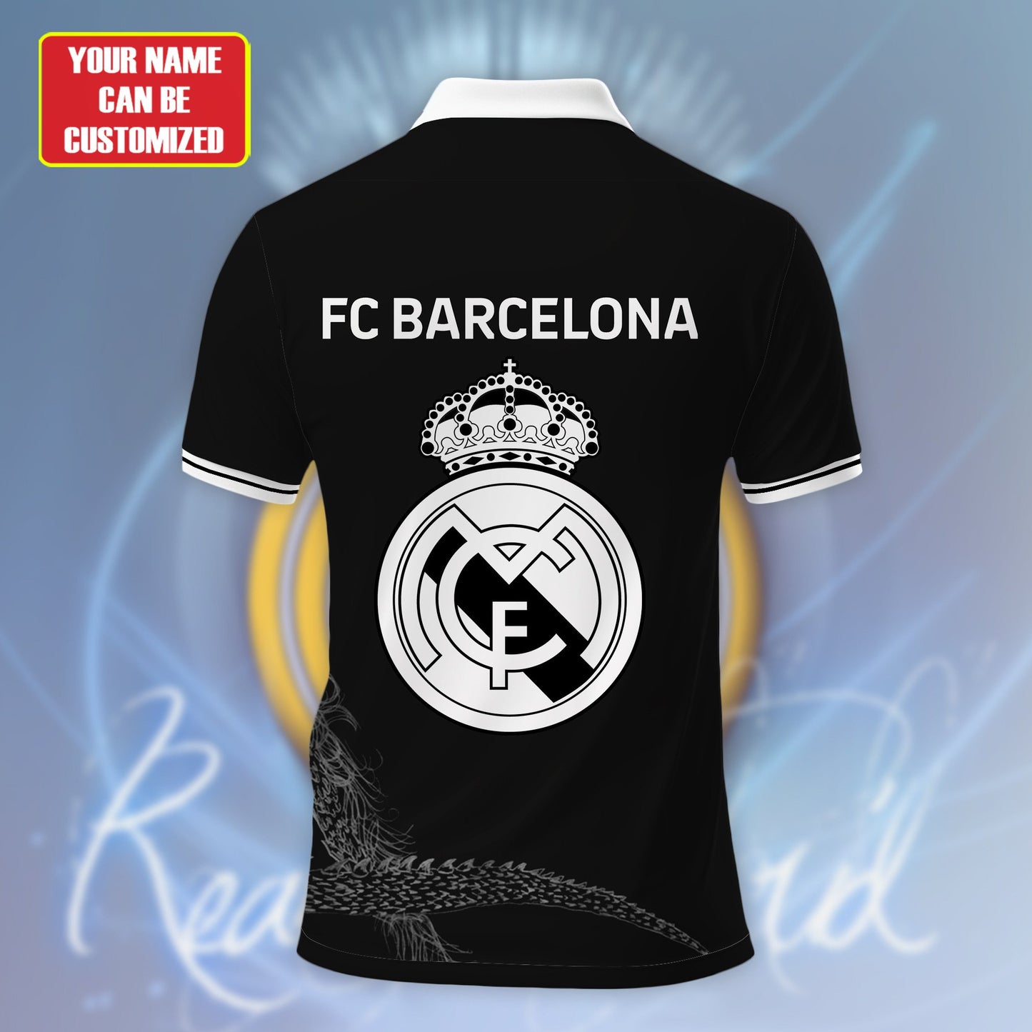 Personalized Real Madrid Dragon 3D Full Printing Set , Real Madrid Shirt , Hoodie , Short , Polo ,hawaii V2