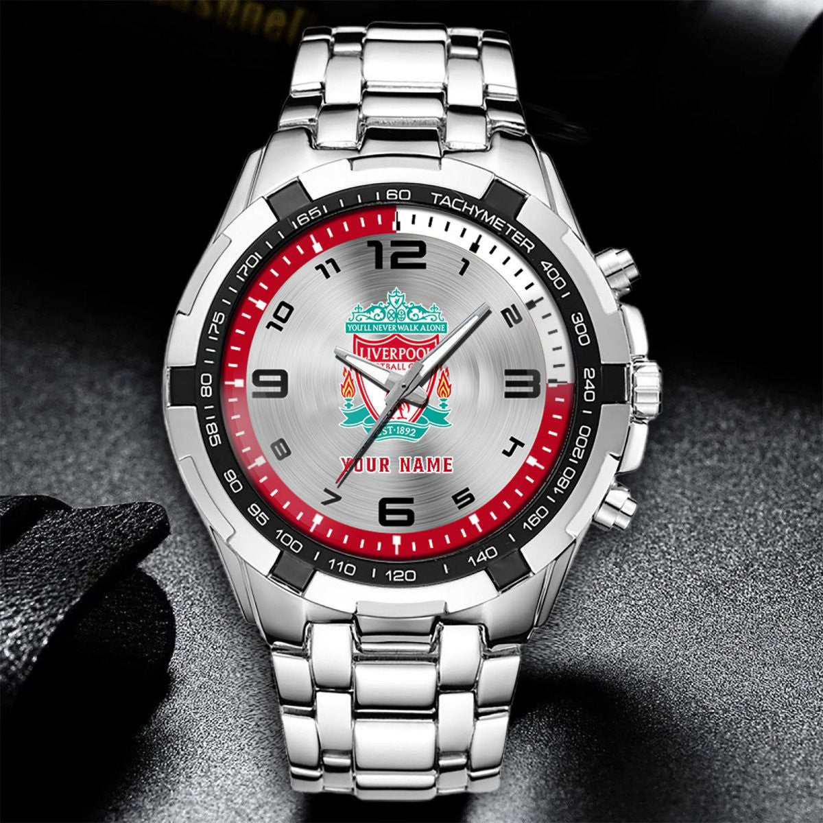 Personalized Liverpool Luxury Dial Steel Watch V12