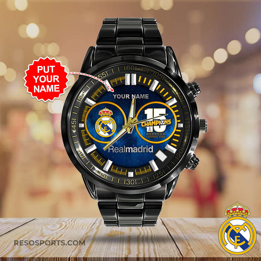 Real Madrid Luxury Stainless Steel Watch