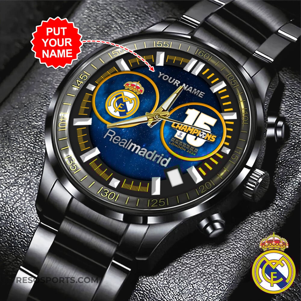 Real Madrid Luxury Stainless Steel Watch