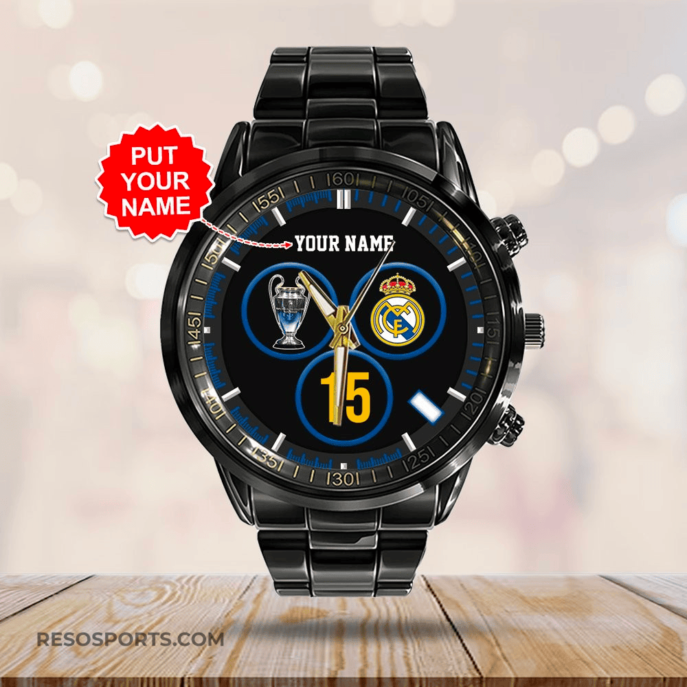 Real Madrid Luxury Stainless Steel Watch V3