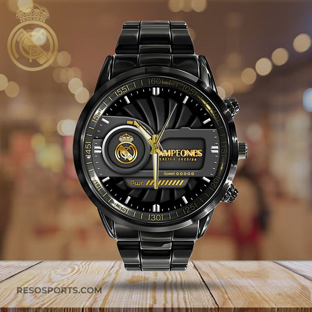 Real Madrid Luxury Stainless Steel Watch V7