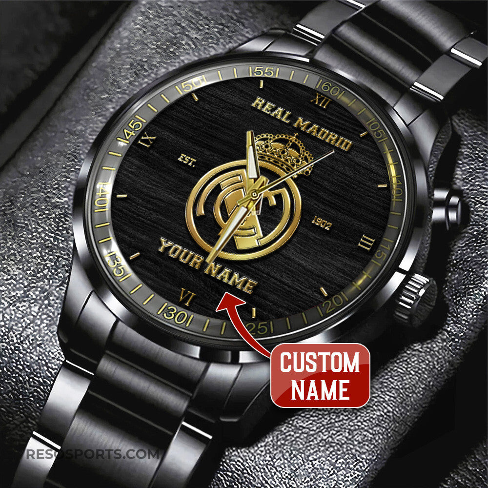 Real Madrid Luxury Stainless Steel Watch V14