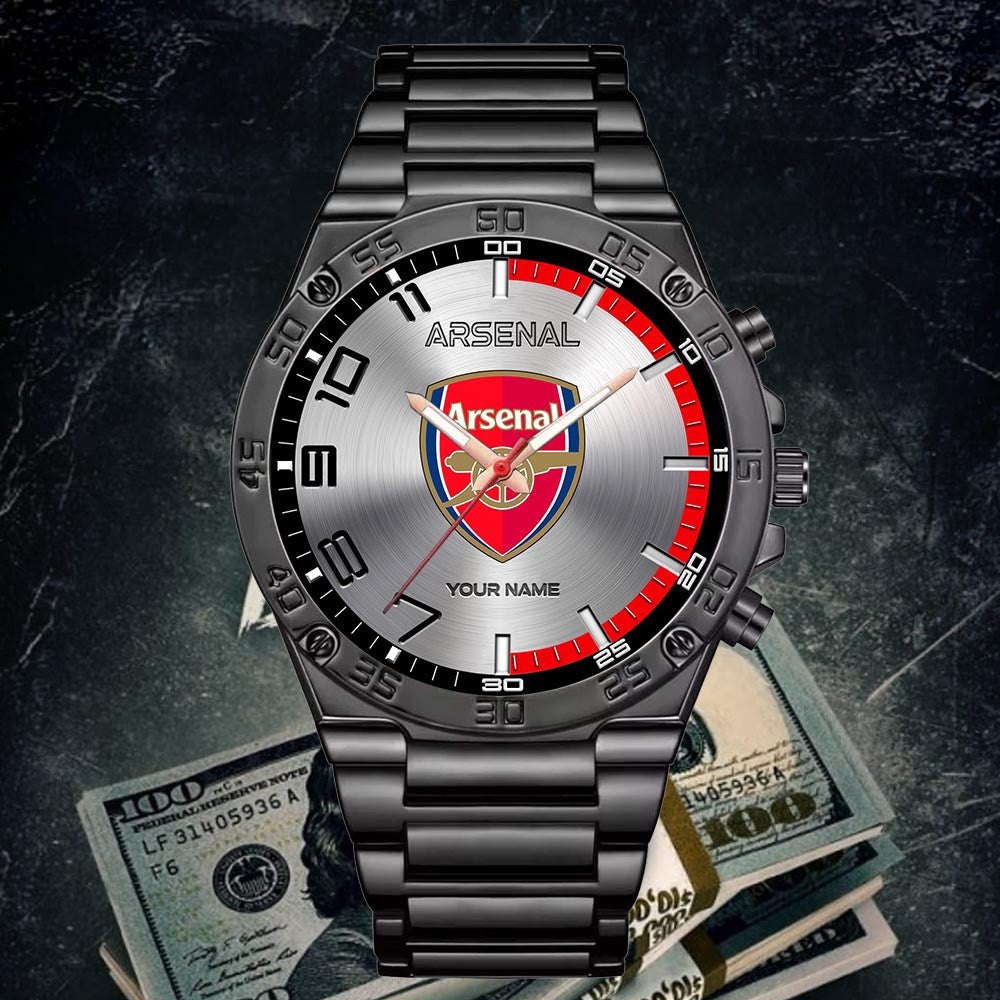 Personalized Arsenal Luxury Dial Steel Watch V9