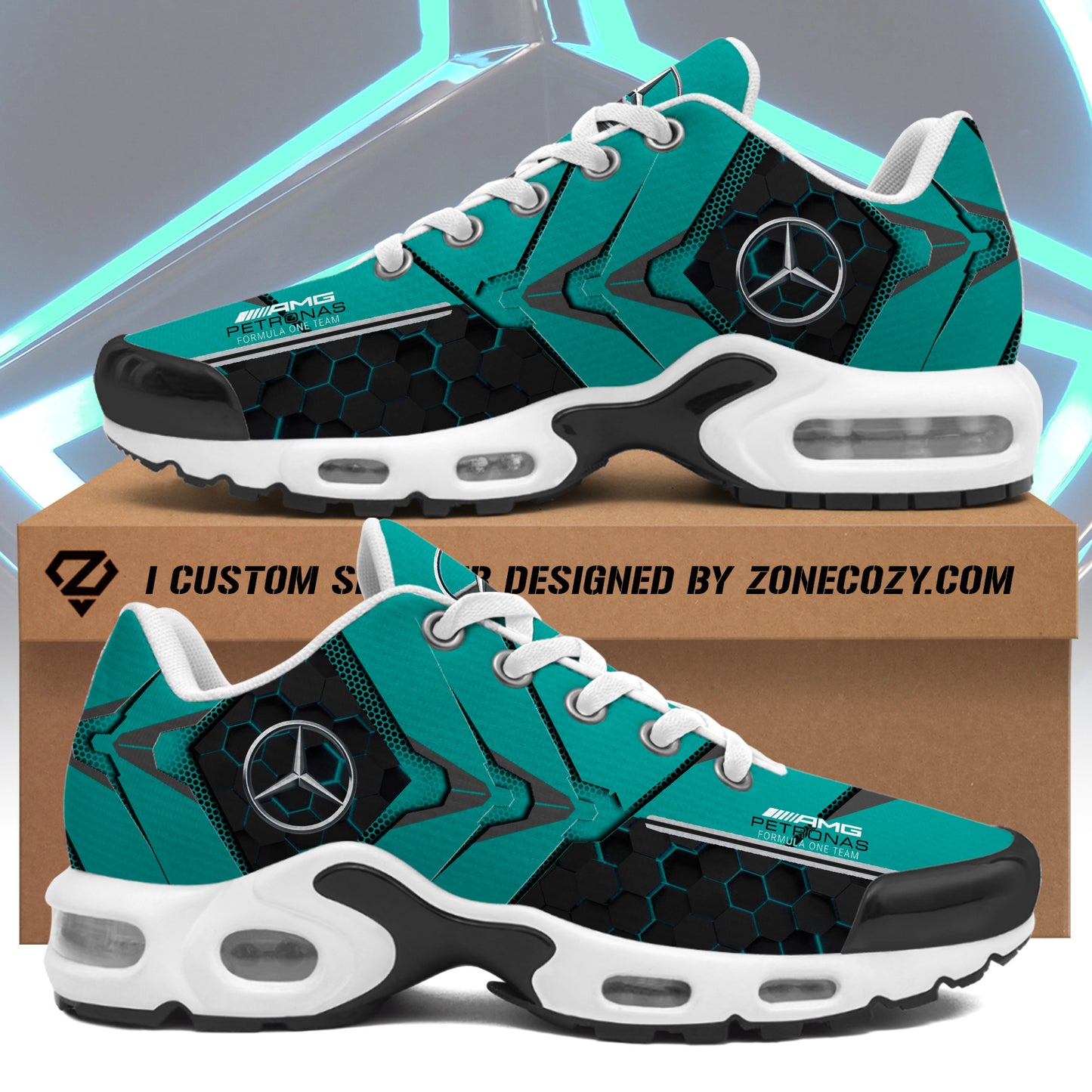 Merc AMG Petronas Sport Air Cushion Sneaker V5