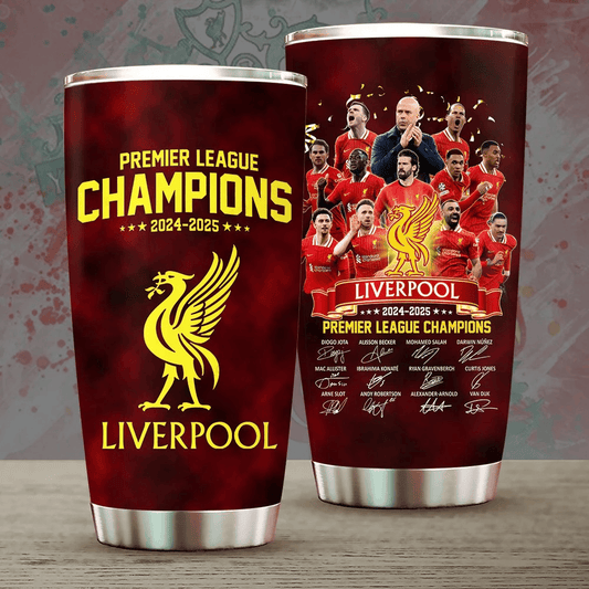 Liverpool Champion Stainless Tumbler 20oz 30oz Cup V3