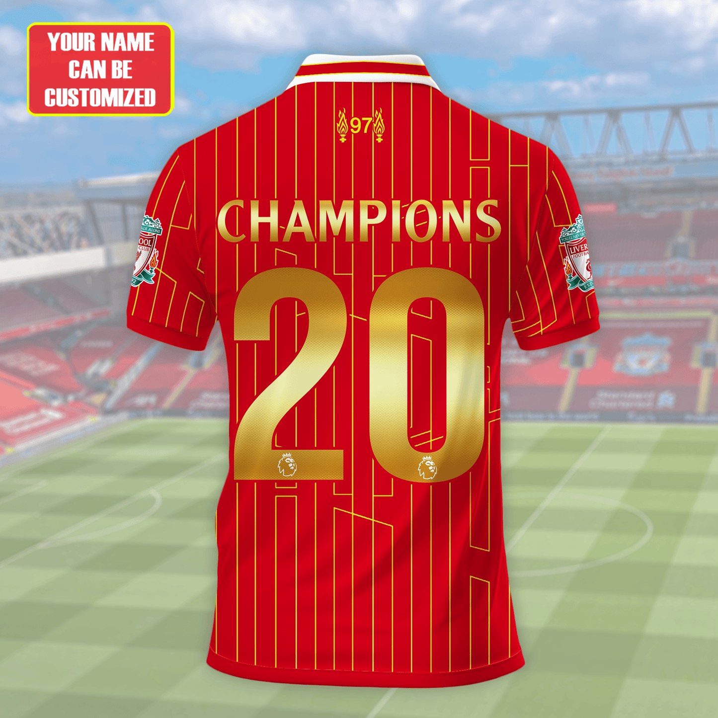 Personalized Liverpool Champion 3D Full Printing Set , Liverpool Shirt , Hoodie , Short , Polo ,hawaii V7