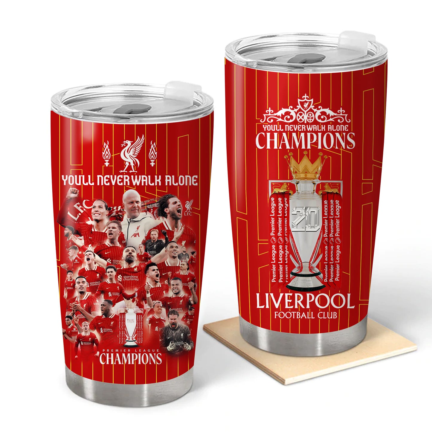 Liverpool Champion Stainless Tumbler 20oz 30oz Cup