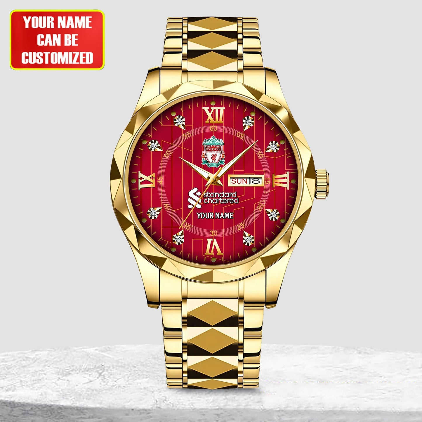 Personalized Liverpool Uniform Alloy Charley Watch V2