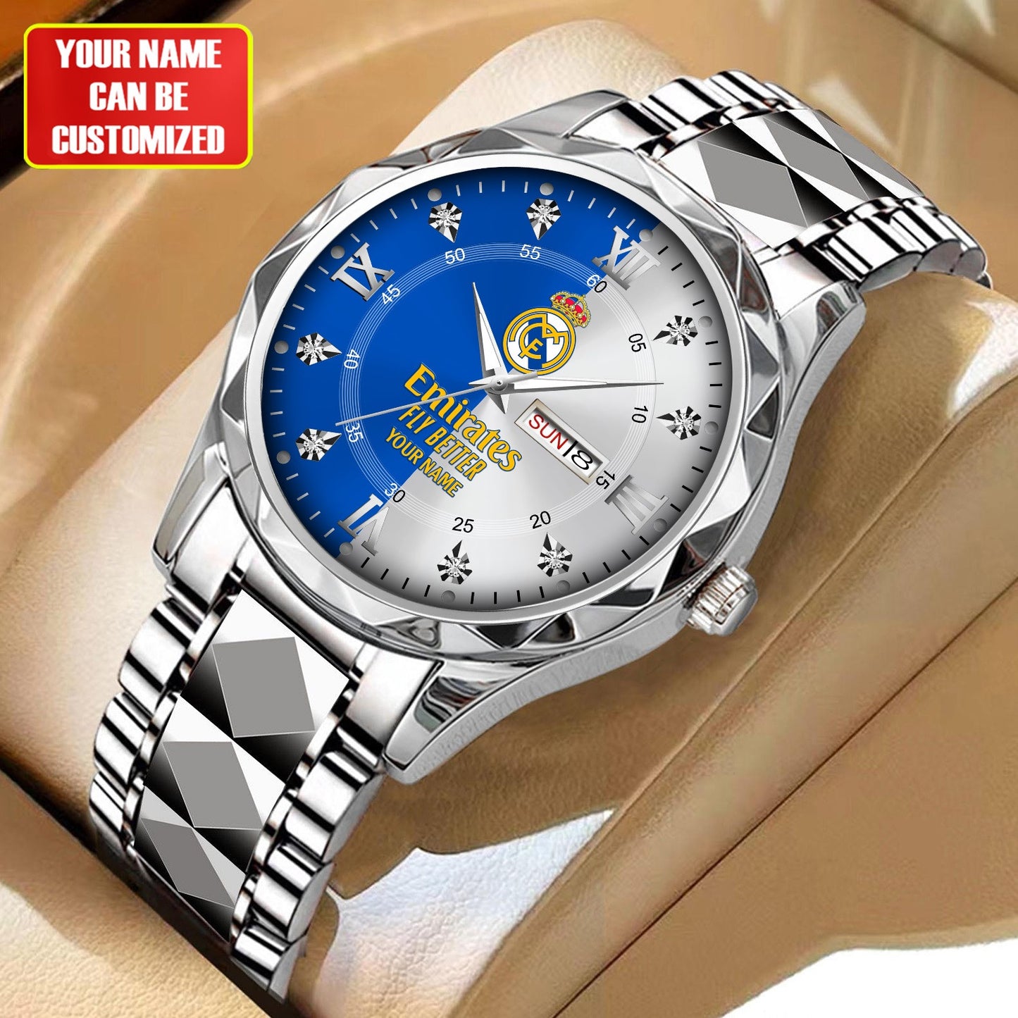Personalized Real Madrid Luxury Alloy Charley Watch