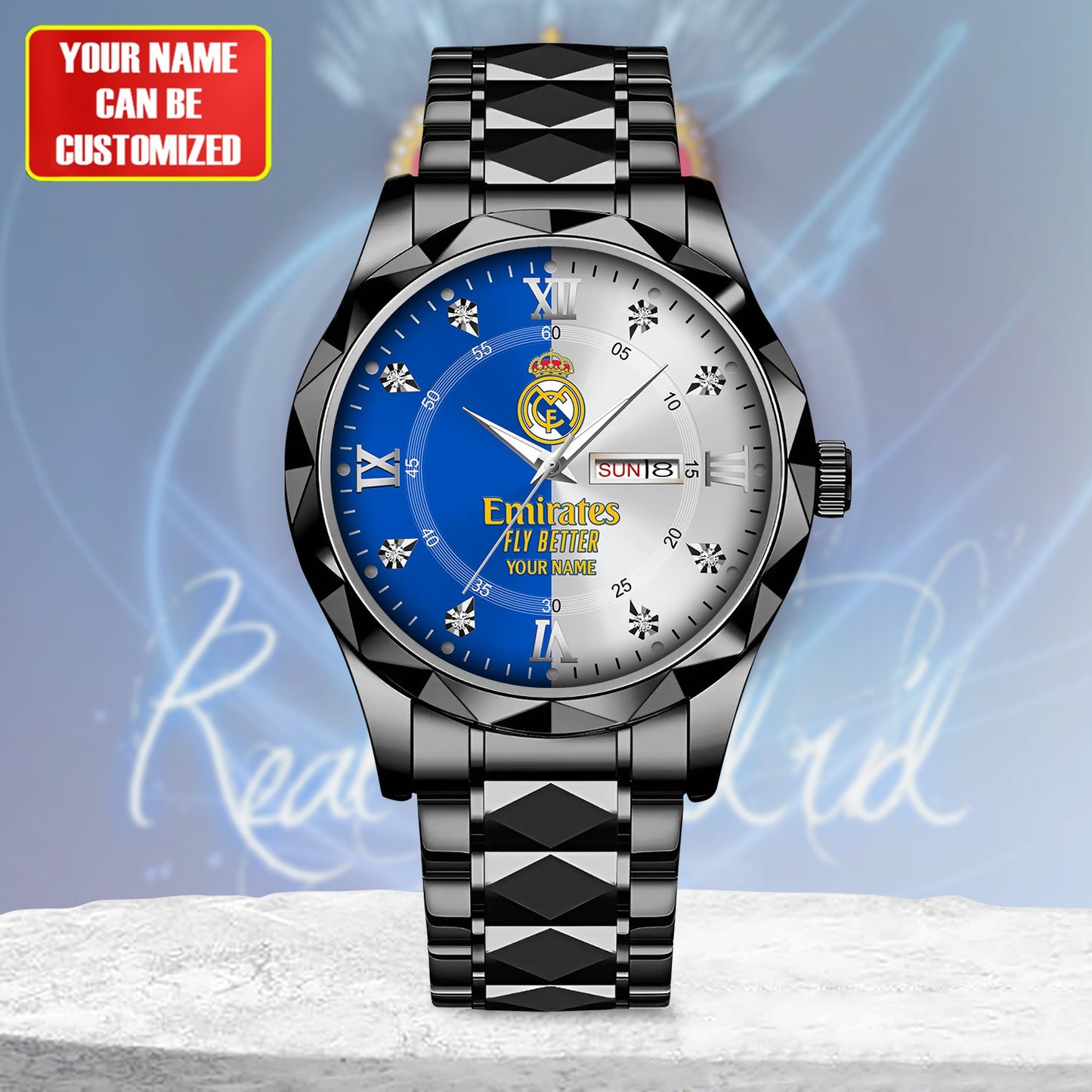 Personalized Real Madrid Luxury Alloy Charley Watch
