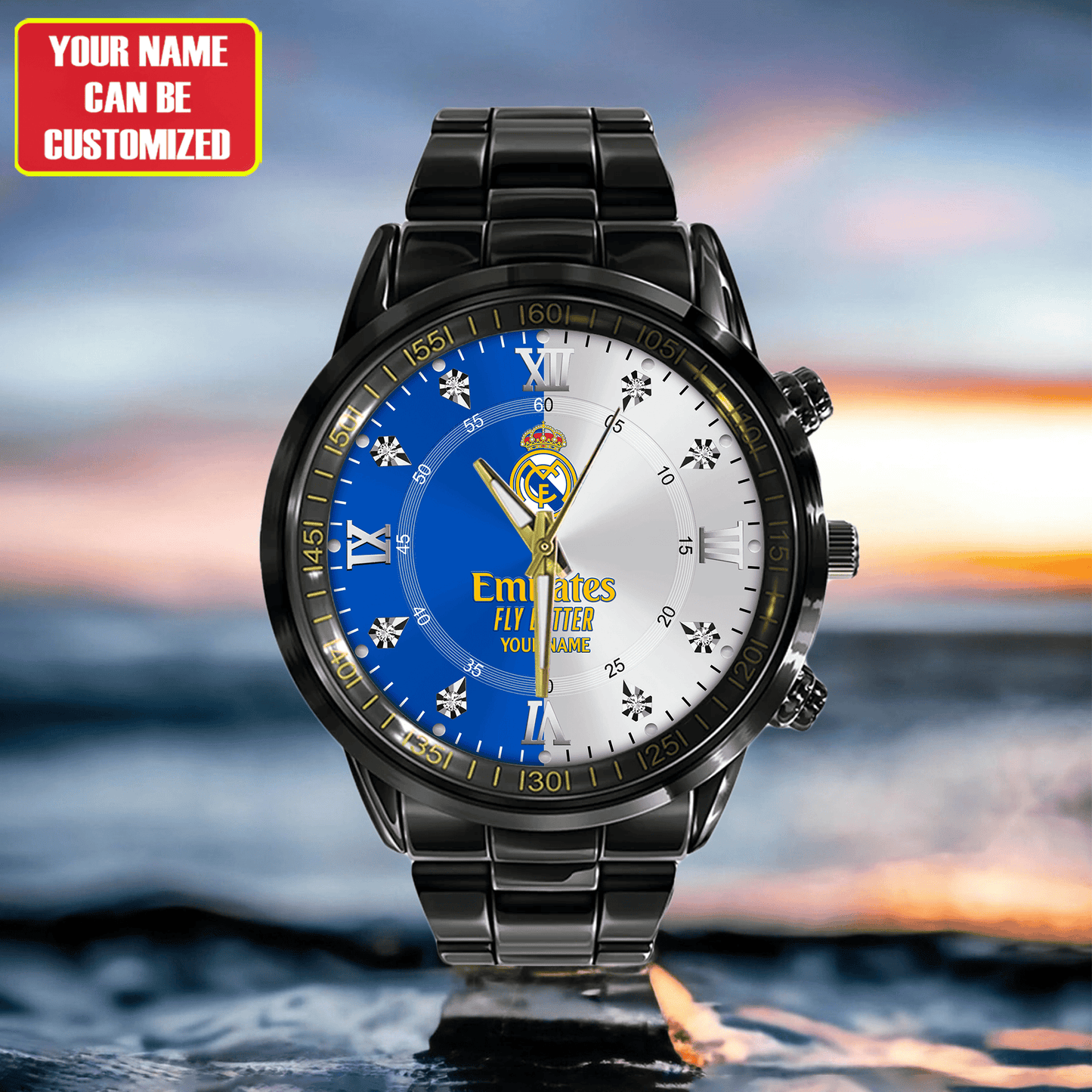 Real Madrid Luxury Stainless Steel Watch V18