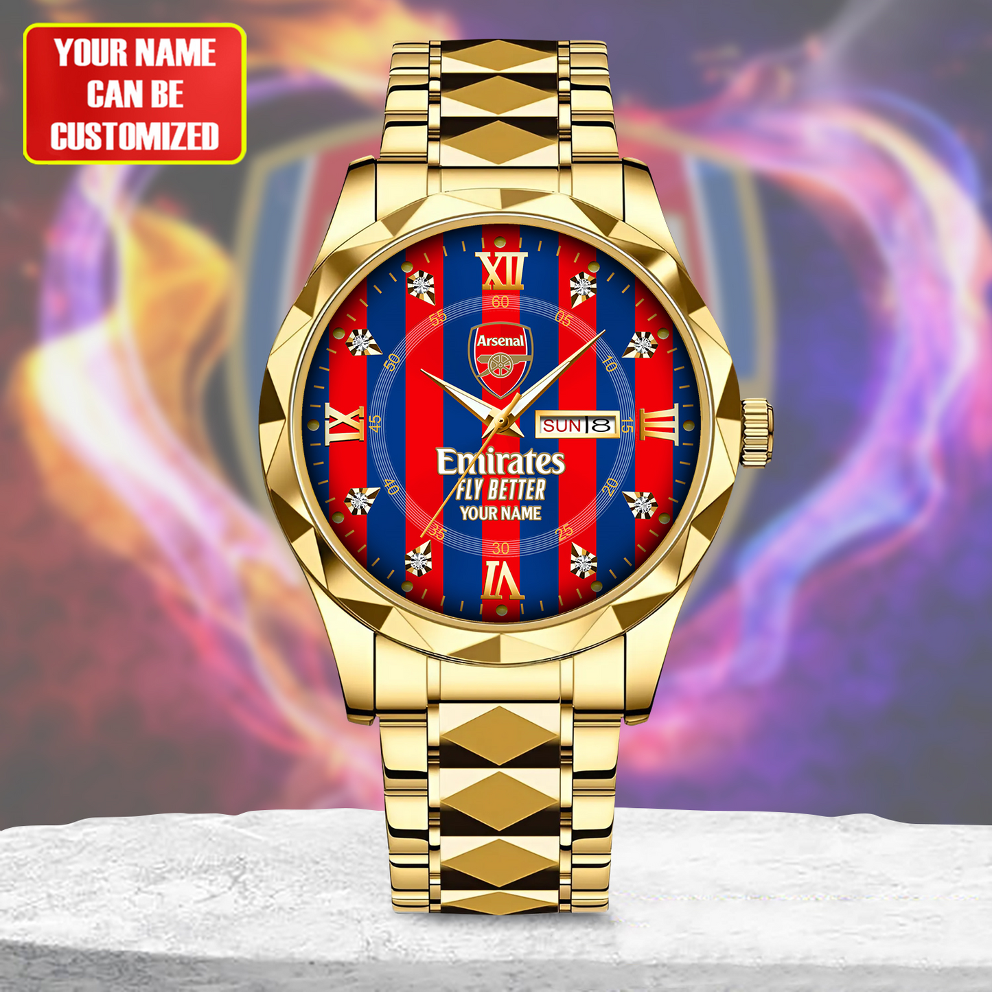 Personalized Arsenal Alloy Charley Watch