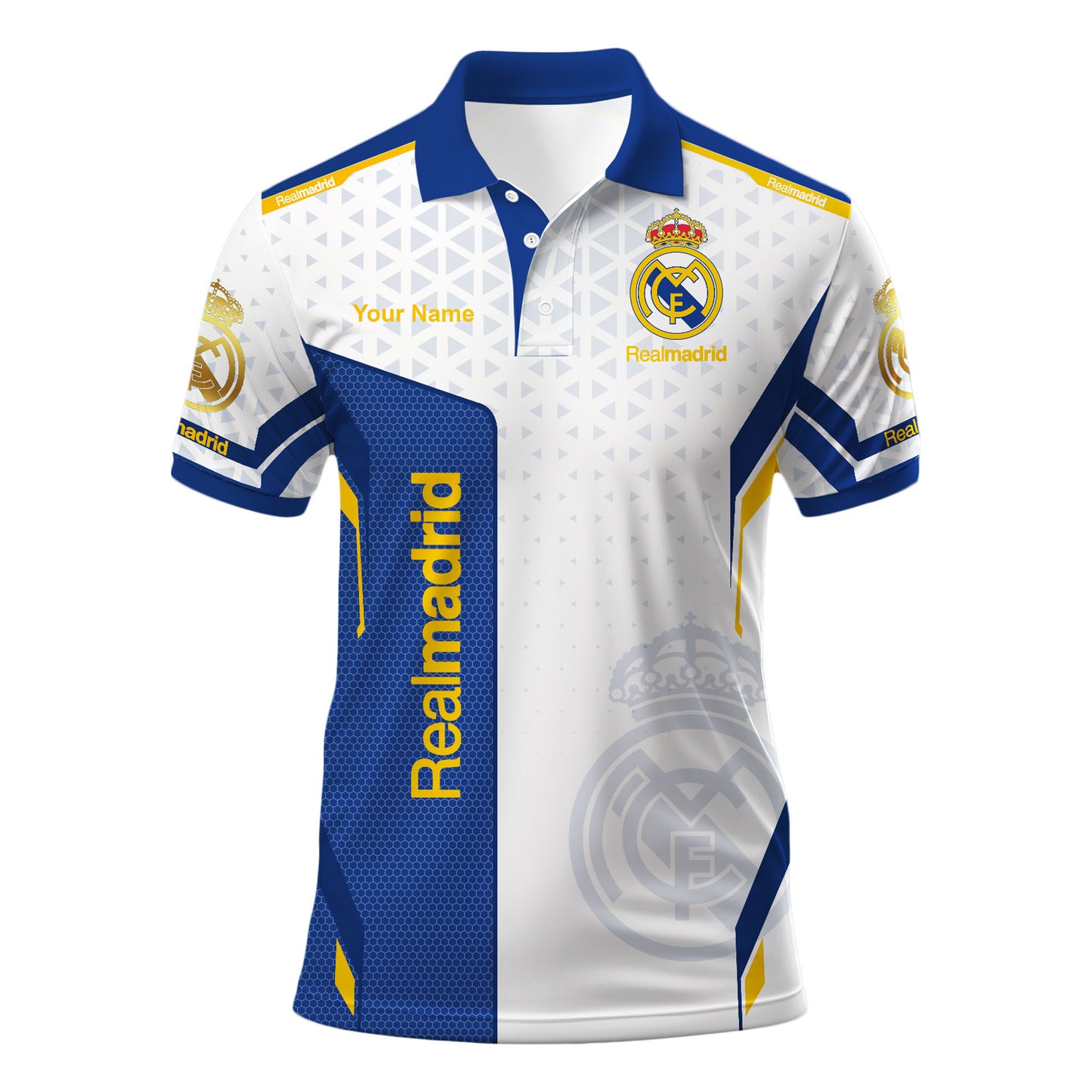 Personalized Real Madrid 3D Full Printing Set , Real Madrid Shirt , Hoodie , Short , Polo ,hawaii V16