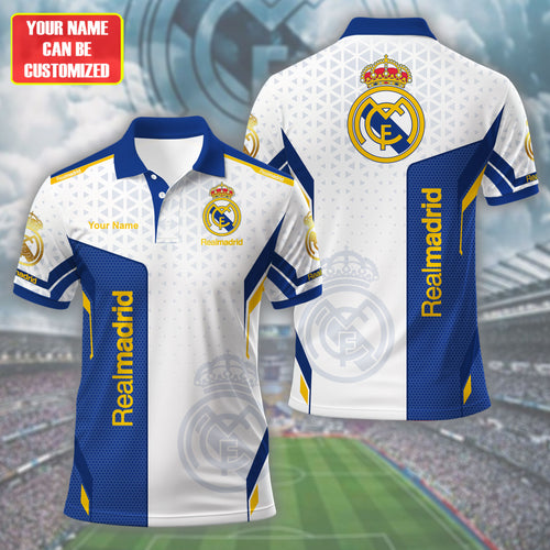 Personalized Real Madrid 3D Full Printing Set , Real Madrid Shirt , Hoodie , Short , Polo ,hawaii V16