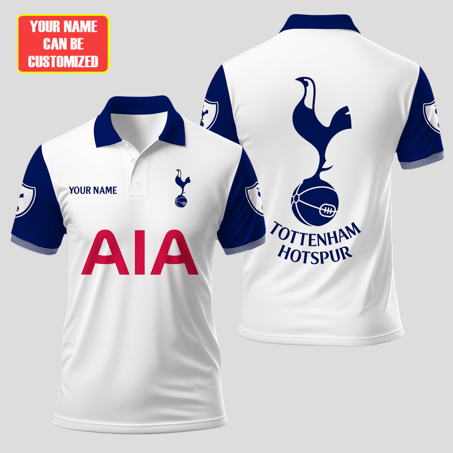 Personalized Tottenham Hotspur FC 3D Full Printing Set , Tottenham Hotspur FC V2 Zip Polo, Shirt , Hoodie , Short , Polo ,hawaii V3 S220509