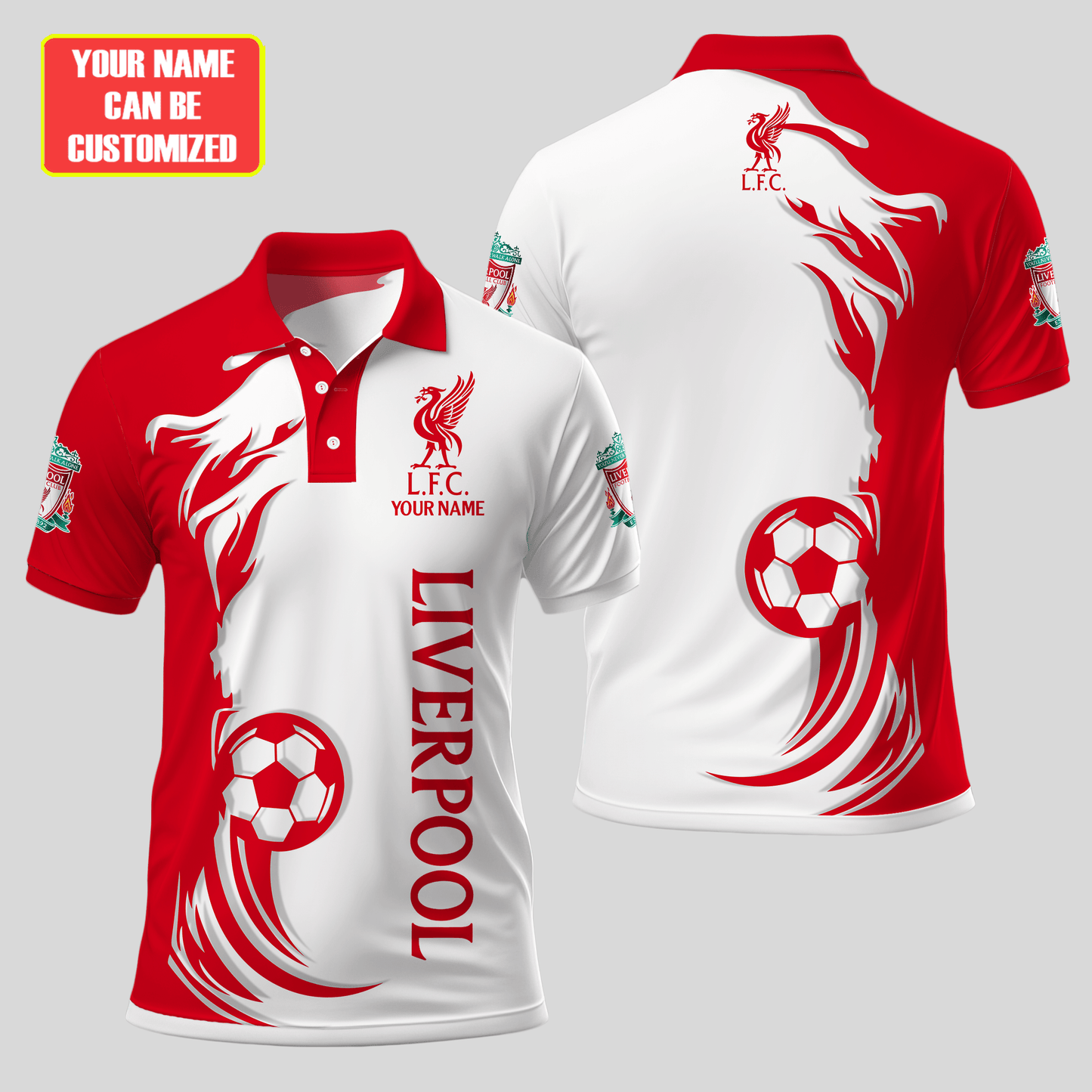 Personalized Liverpool 3D Full Printing Set , Liverpool Shirt , Hoodie , Short , Polo ,hawaii V33