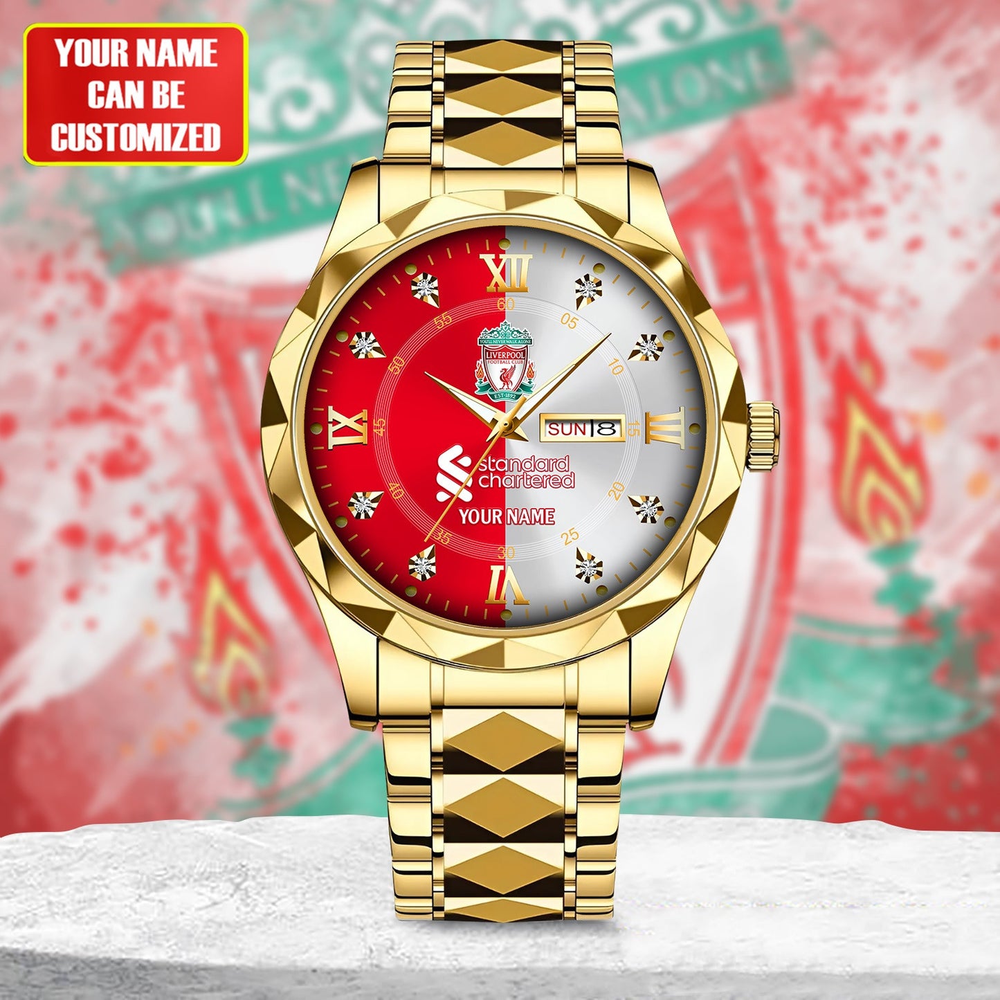 Personalized Liverpool FC Alloy Charley Watch V3