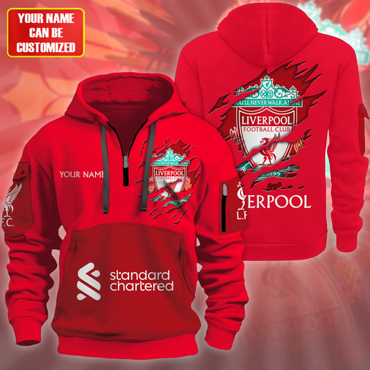 Personalized Liverpool Tear 3D Zip-Hoodie Cotton Jacket