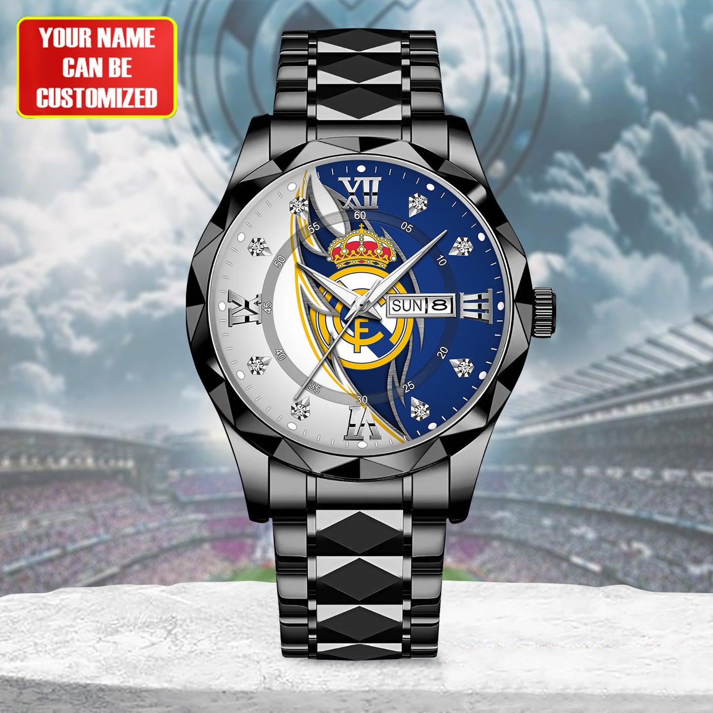 Personalized Real Madrid Luxury Alloy Charley Watch V2