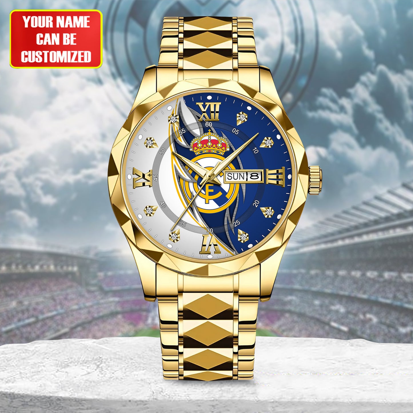Personalized Real Madrid Luxury Alloy Charley Watch V2