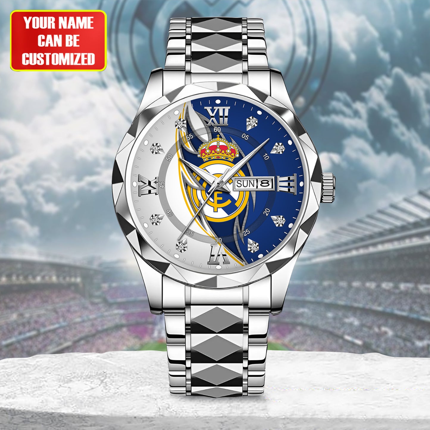 Personalized Real Madrid Luxury Alloy Charley Watch V2